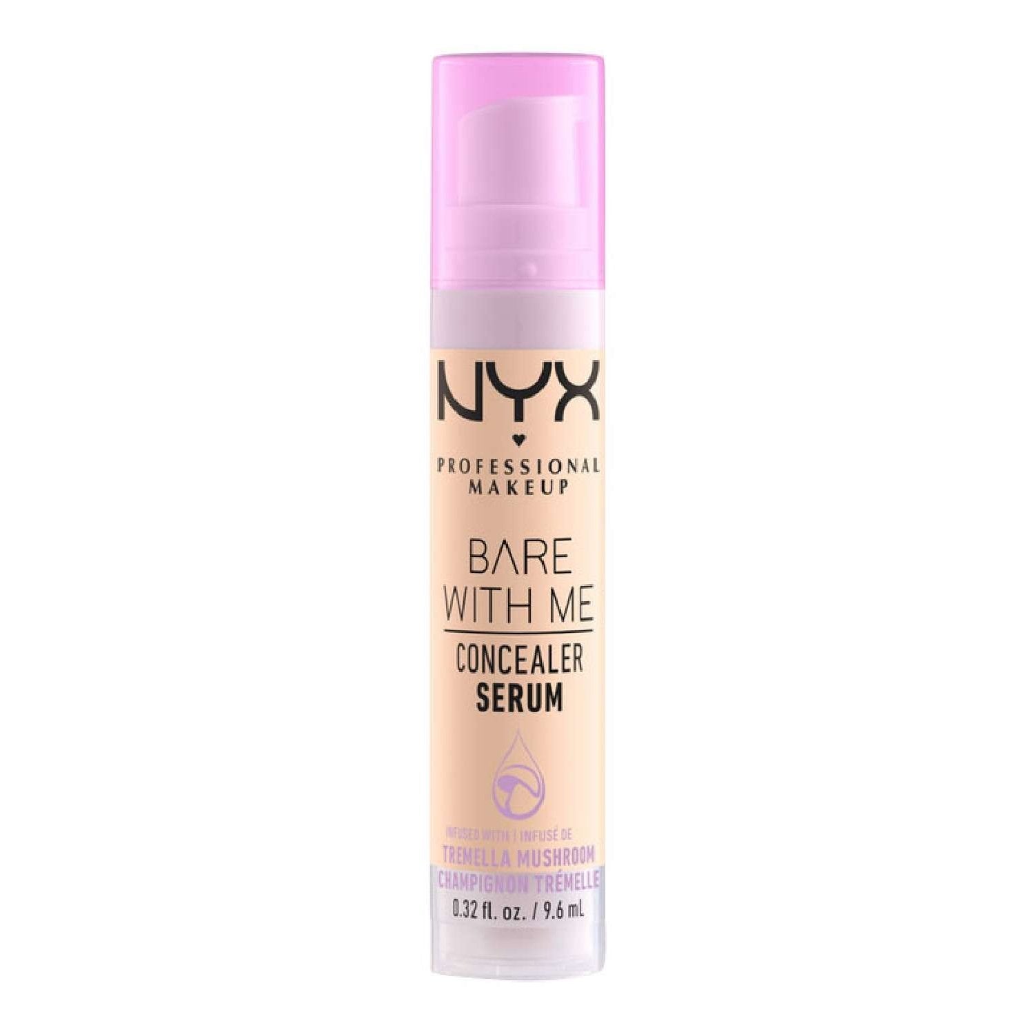 NYX Bare With Me Concealer Serum 1 - Light 0.32 Fl Oz NYX Bare With Me Concealer Serum 1 - Light 0.32 Fl Oz