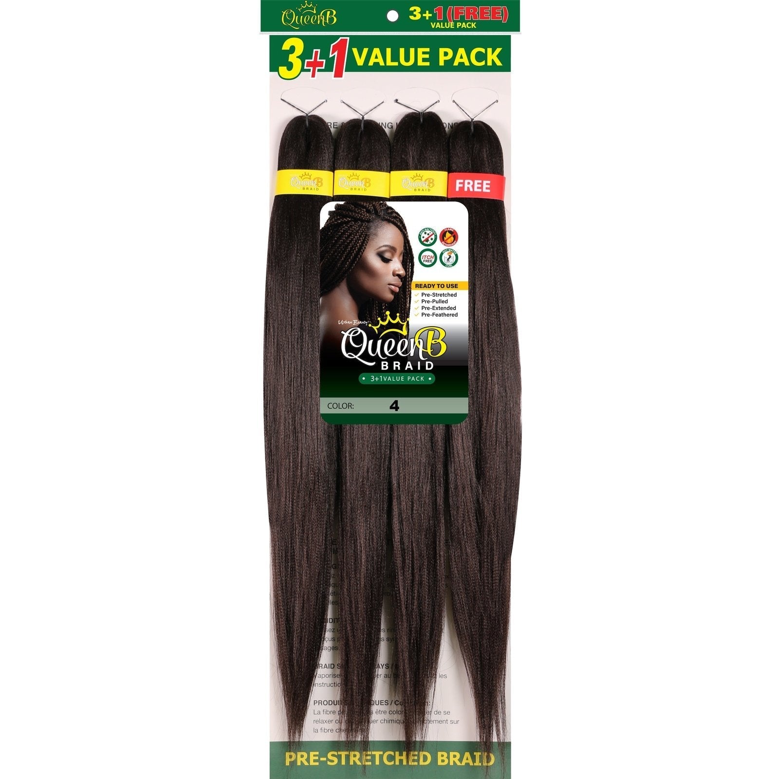 Queen B Pre-Stretched Value Pack Queen B Pre-Stretched Value Pack