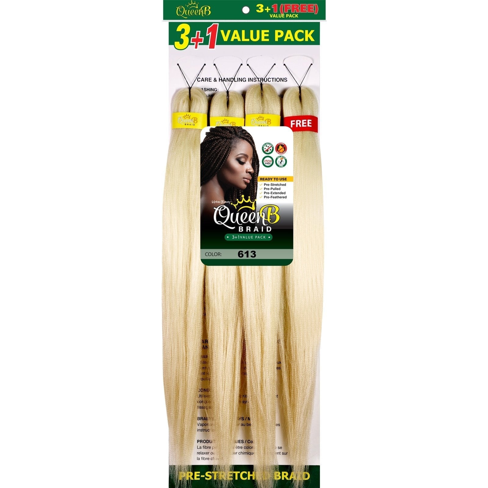 Queen B Pre-Stretched Value Pack Queen B Pre-Stretched Value Pack