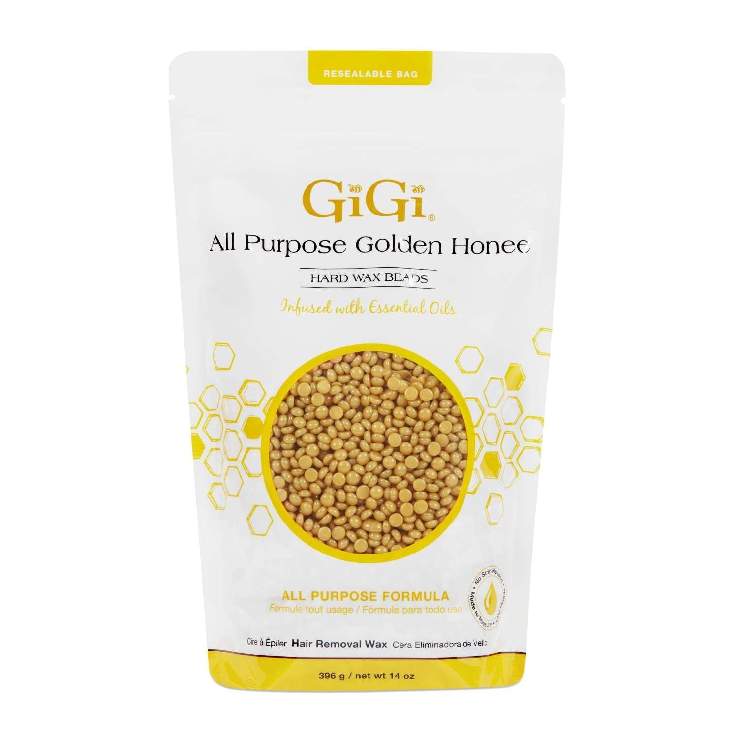 Gigi All Purpose Golden Honee Wax Beads 14Oz Gigi All Purpose Golden Honee Wax Beads 14Oz