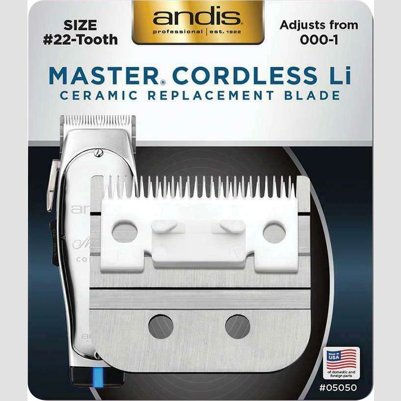 Andis Master Cordless Li Ceramic Replacement Blade 000-1 Andis Master Cordless Li Ceramic Replacement Blade 000-1
