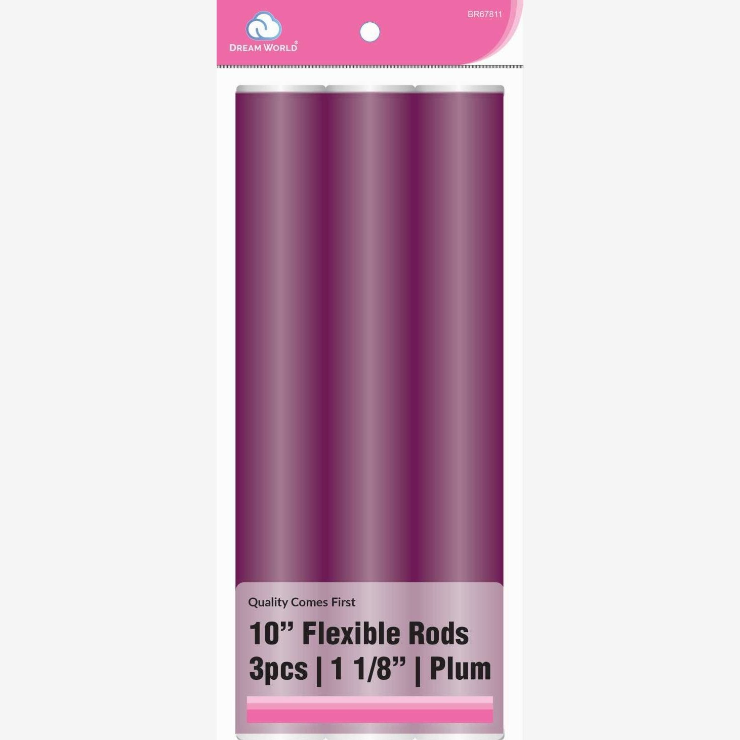 Brittny Rod Flex 10 Plum 3Ct - 1.125 Brittny Rod Flex 10 Plum 3Ct - 1.125