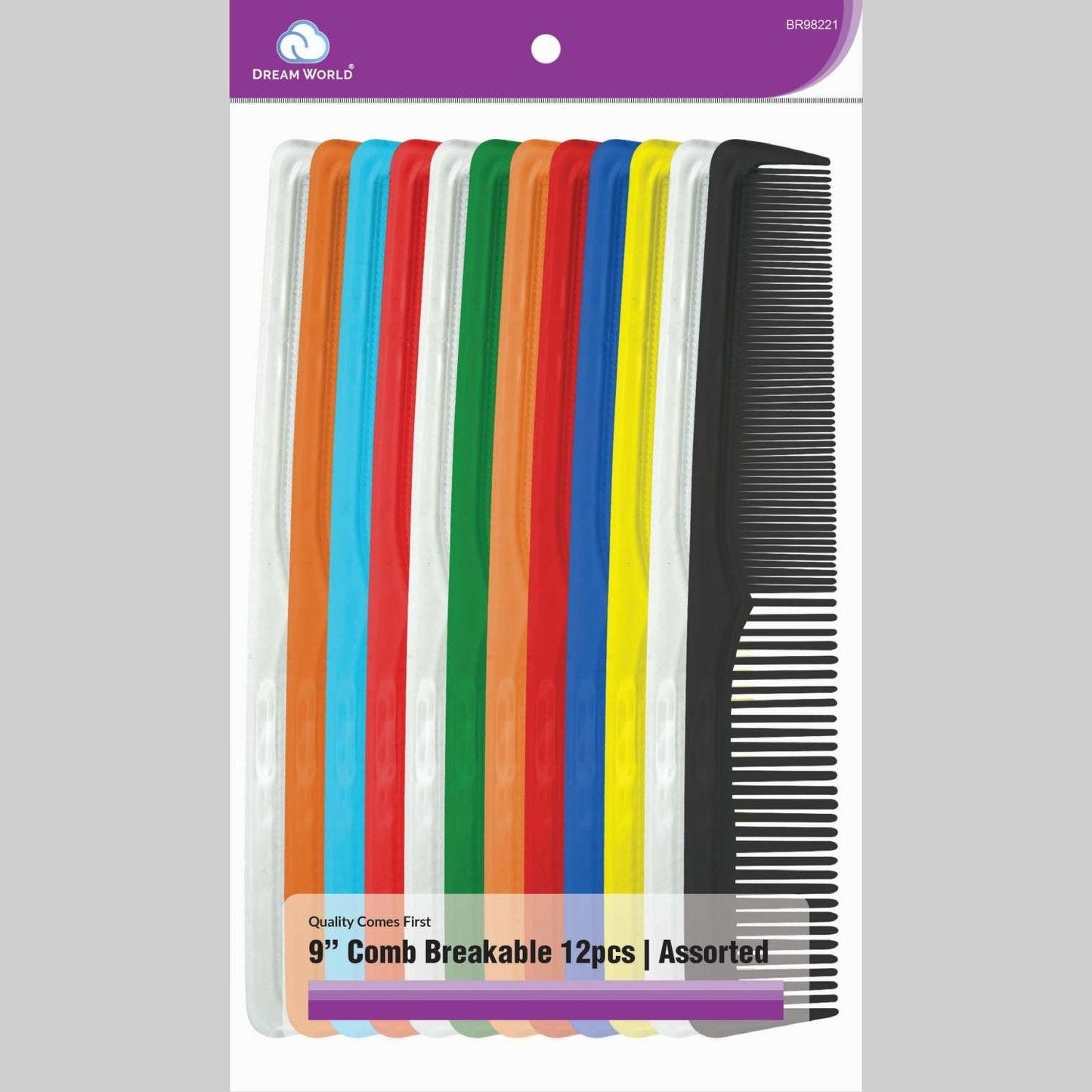 Brittny Bulk 9 Breakable Comb Assorted