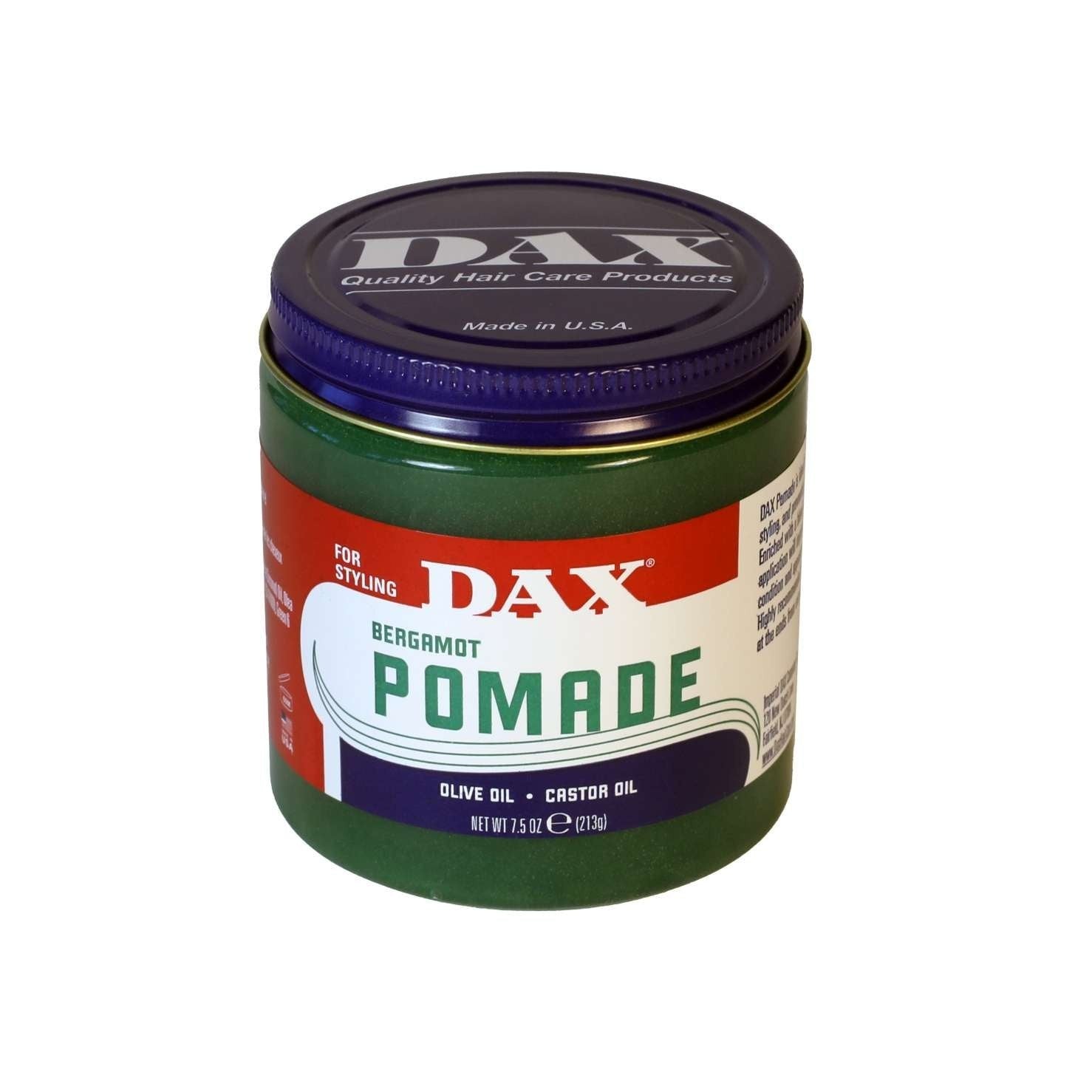 Dax Pomade Vegetable Oil Dax Pomade Vegetable Oil