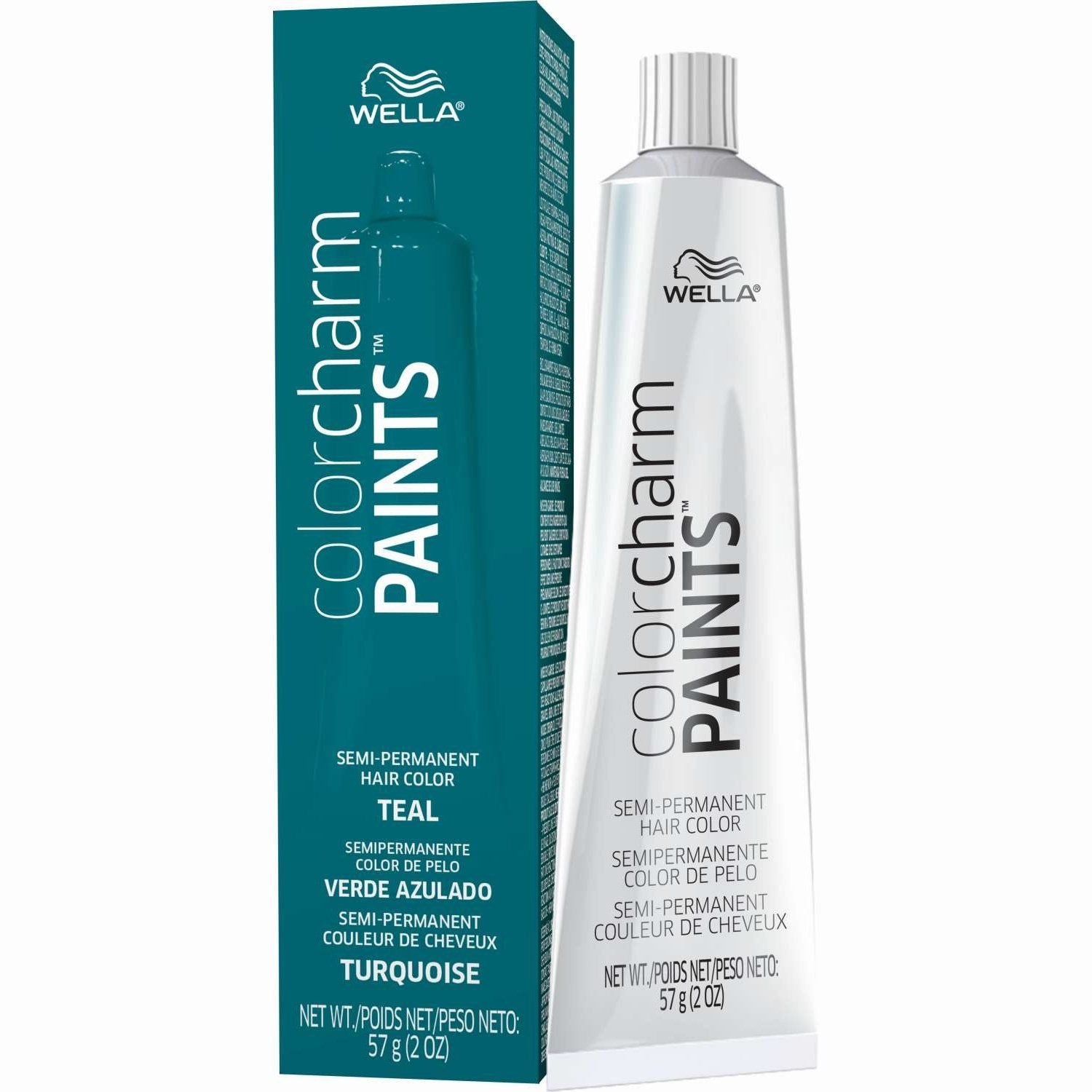 Wella Color Charm Paints Semi-Permanent Hair Color Teal Wella Color Charm Paints Semi-Permanent Hair Color Teal